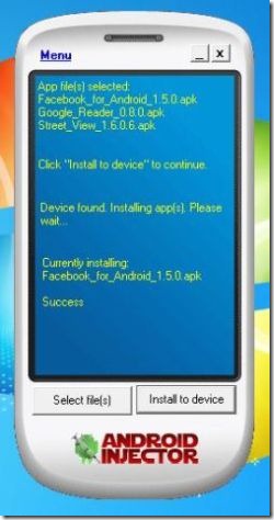 Android-injector installeren