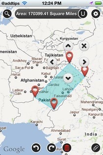 Карта вимірювальної площі