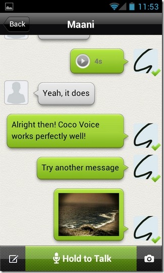 Coco-Voice-Android ของการพูดคุย