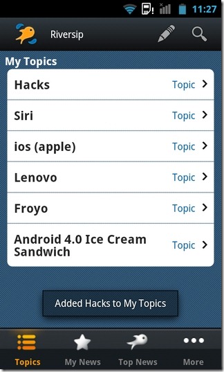 Riversip-Technology-News-android-My-Topics