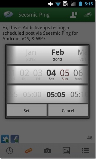 Seesmic Ping--Android-iOS-WP7-Schedule