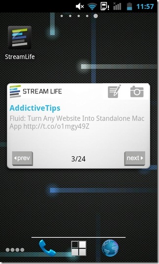 StreamLife-Android-Widget