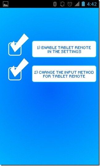 Tablet-Remote-Android-Setup