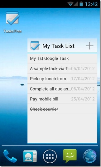 Tasks-Android-Widgets