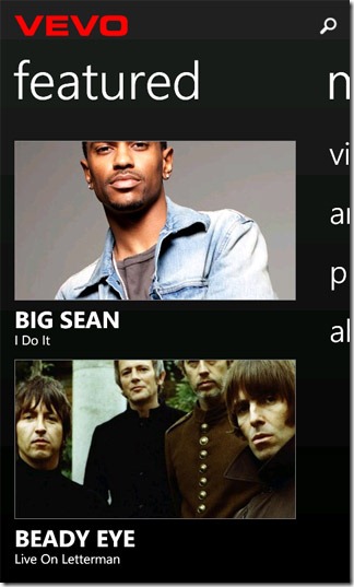 Vevo-on-WP7 Vevo-on-WP7
