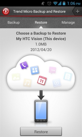 Trend-Micro-Backup-Restore-Android-visszaállítás