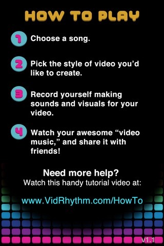 VidRhythm Tutorial