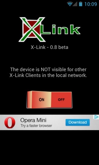 X-Link-Android- 홈-오프