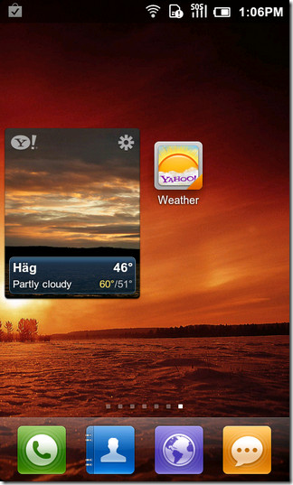 06-Yahoo! -Weather-Android-Widget