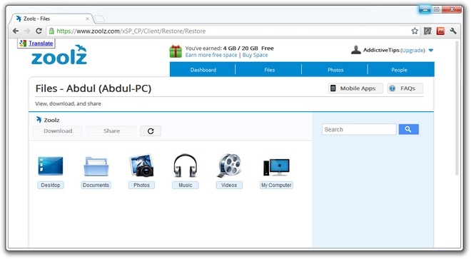 Zoolz-Android-PC-client-เว็บ Zoolz-Android-PC-client-เว็บ