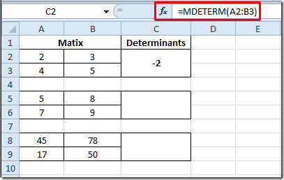 determinant