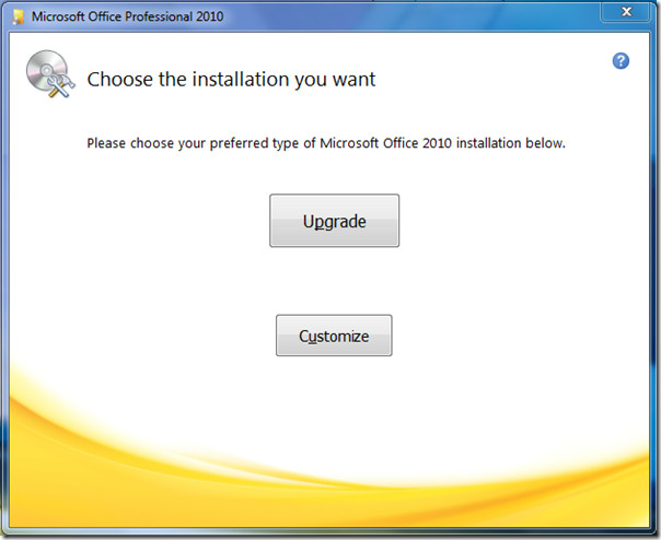 Actualizare Office 2010