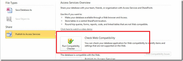 Web Compatibilty Checker 2010