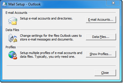 Mail Setup Outlook