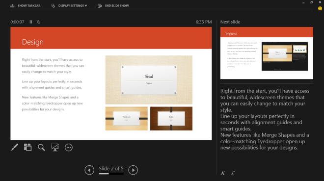 PowerPoint 2013 - Presenter View