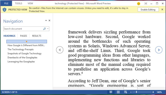 pdf reader word 2013
