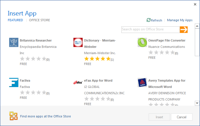 Office-Apps-per-Word 2013