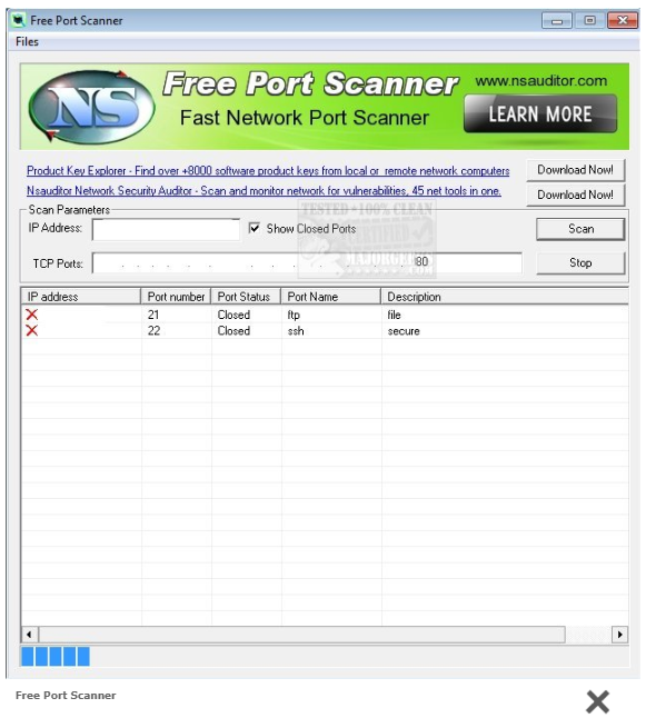 Δωρεάν Scanner Port