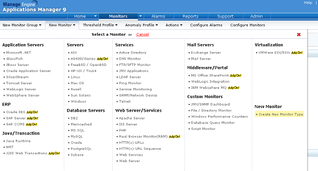 „ManageEngine Applications Manager“