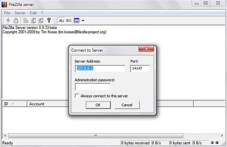 FIleZilla-palvelin