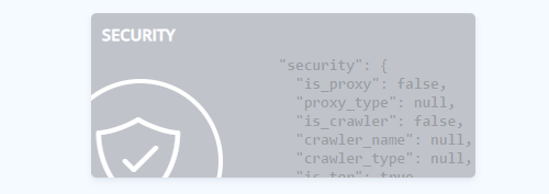 ipstack API - modul zabezpečení