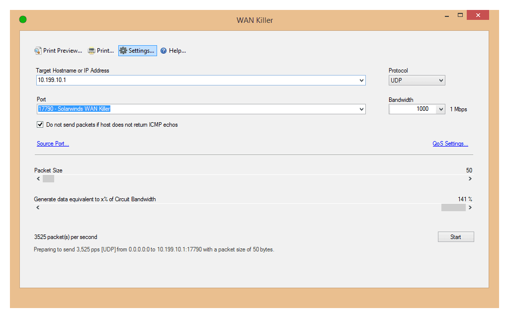 SolarWinds वान खूनी स्क्रीनशॉट