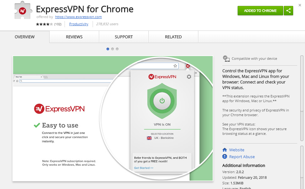 ExpressVPN Chromelle