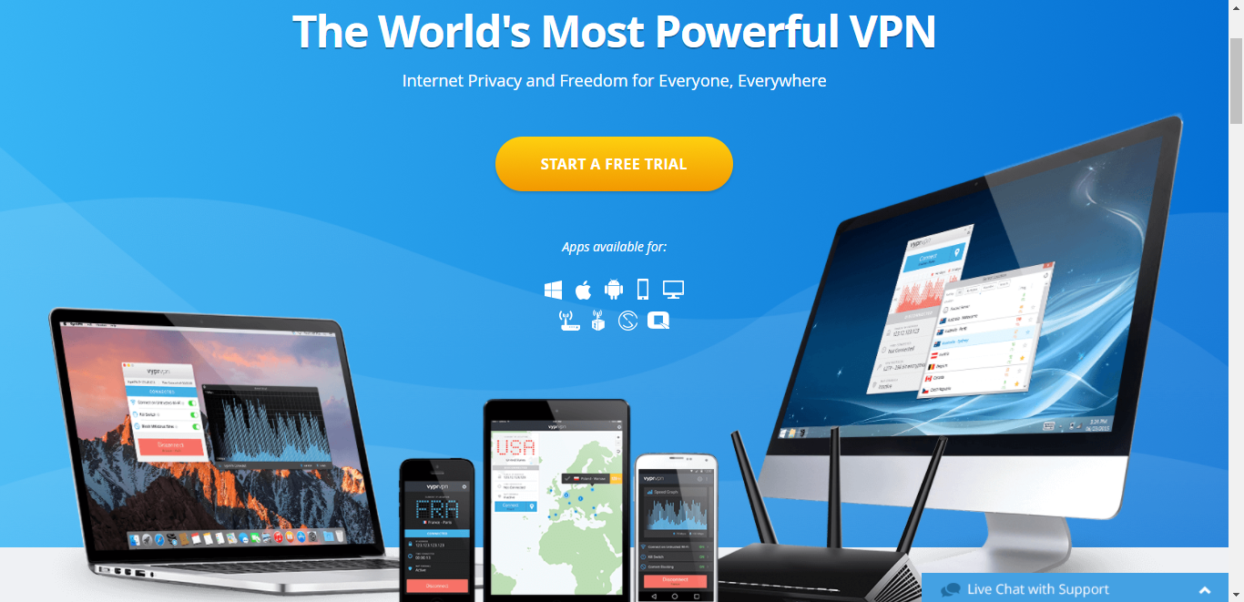 VyprVPN honlap