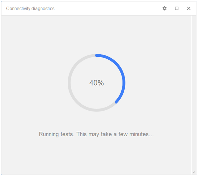 Diagnostica connettività