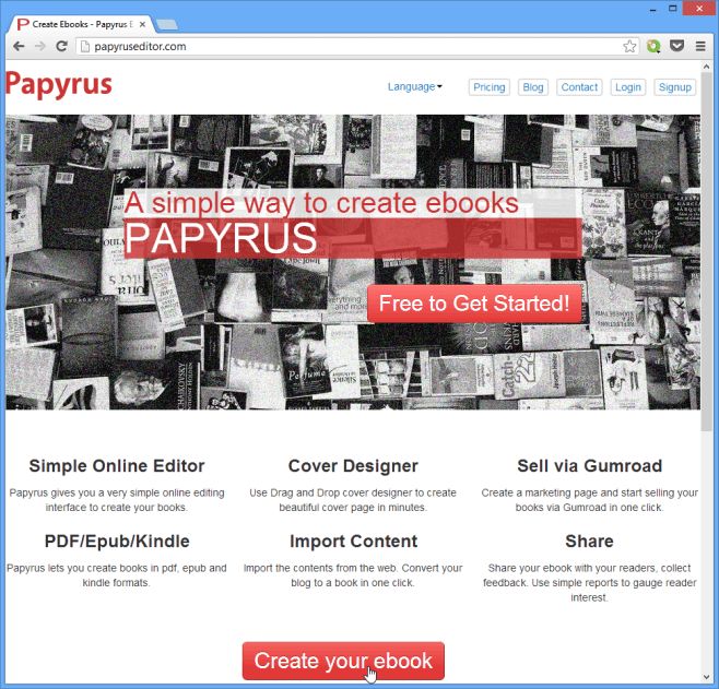 Papyrus-main-webpage