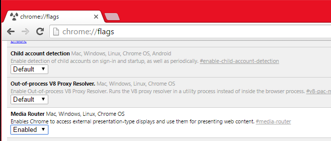 Chrome Media Router