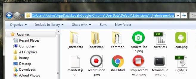 chrome-extension-folder