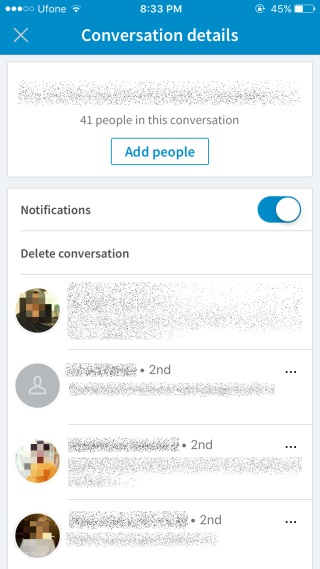 linkedin-mute-conversación