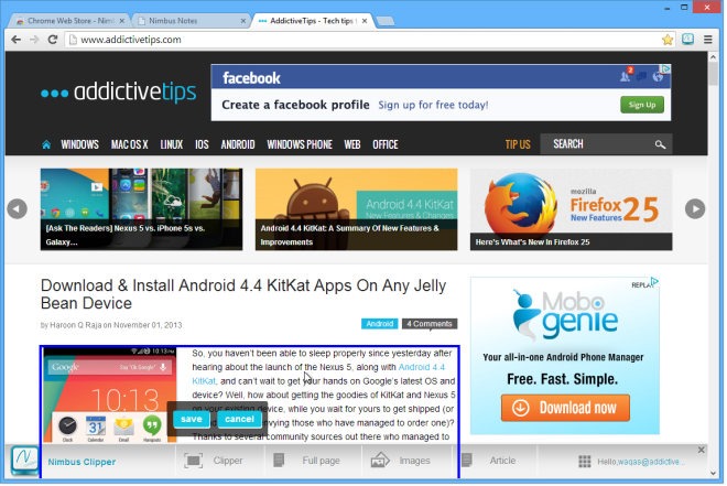 AddictiveTips - Conseils techniques pour vous rendre plus intelligent - Google Chrome