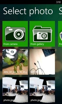 CamVintagizer WP7 Izvēlieties fotoattēlu