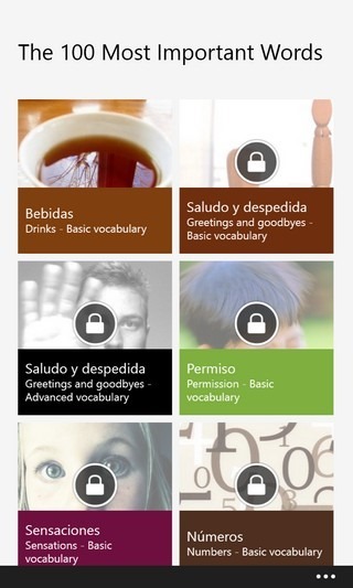 Babbel WP8 Sottocategorie