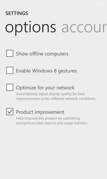 إعدادات Splashtop 2 WP8