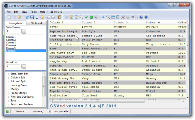CSVed