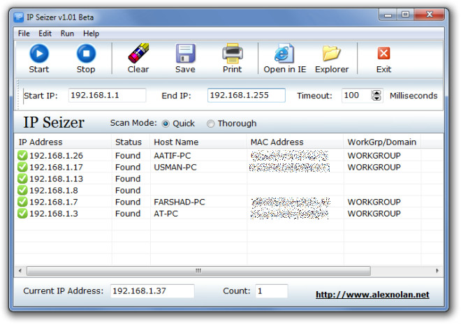 IP Seizer v1.01 Beta IP Seizer v1.01 Beta