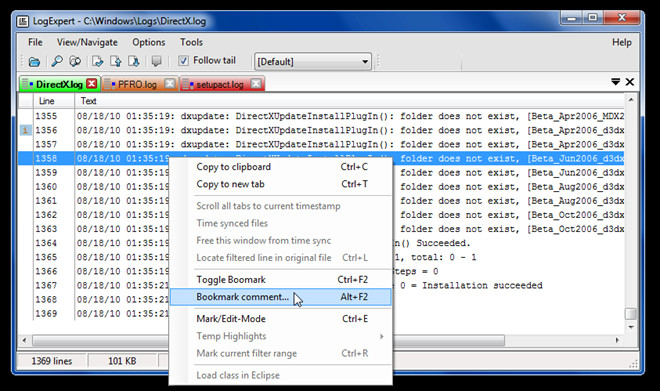 LogExpert - CWindowsLogsDirectX.log LogExpert - CWindowsLogsDirectX.log