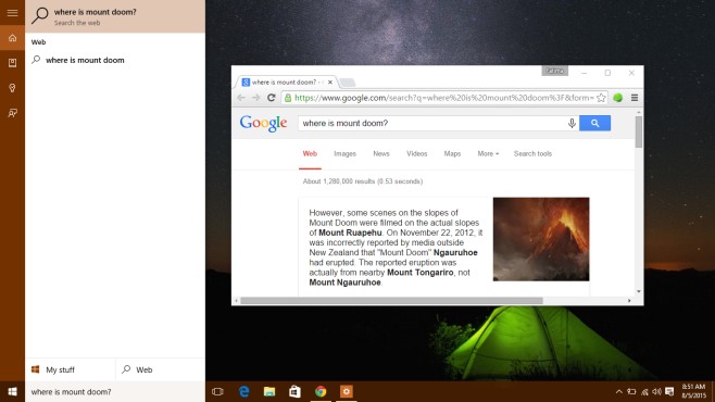 Cortana-bing-Google