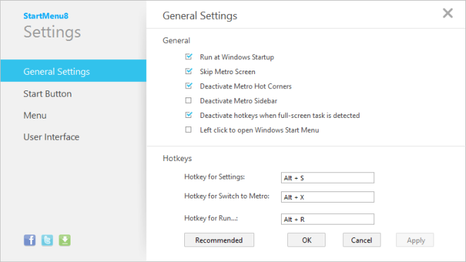 IObit Start Menu 8 Generelt