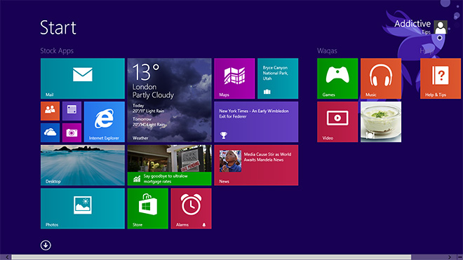 Windows-8.1-Úvodní obrazovka
