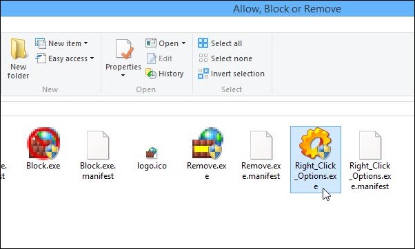 Permitir, Bloquear o Eliminar_Opciones