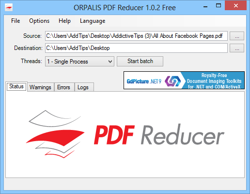 ORPALIS PDF Reducer