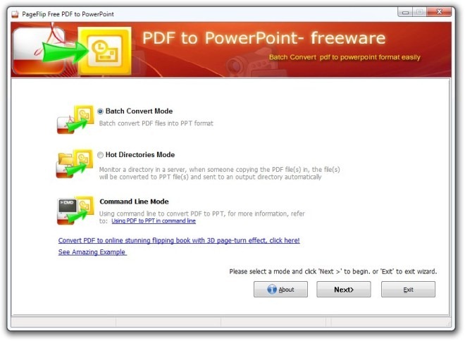 PageFlip PDF ฟรีเพื่อ PowerPoint