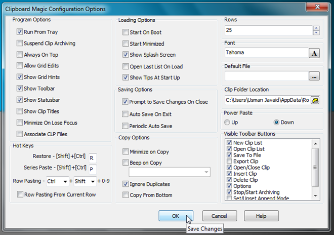 configurare magie clipboard