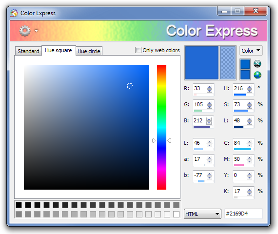 Color Express Hue Square