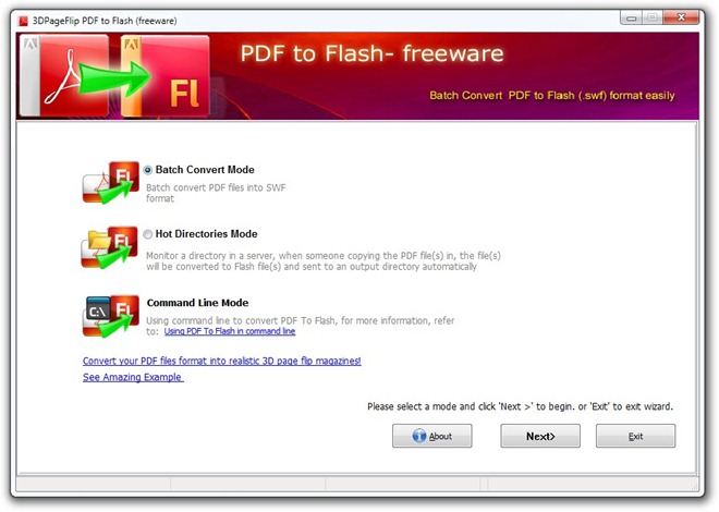 3DPageFlip PDF เป็น Flash