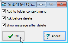 Sub4Del 옵션